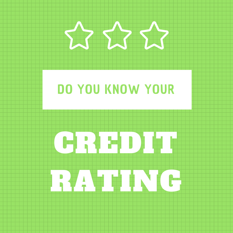 Do you know your credit rating?